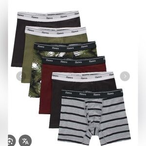 Hanes Boys' Big Originals Boxer Briefs, Stretch Cotton Underwear, Ass, 12 Pack